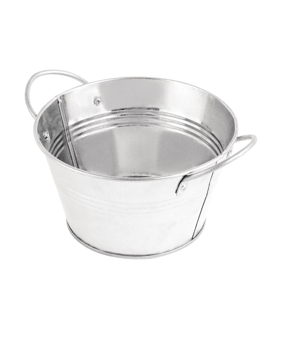 Friteshouder - Emmer - Ø 15 x H 8 CM - Staal - Olympia - DM214