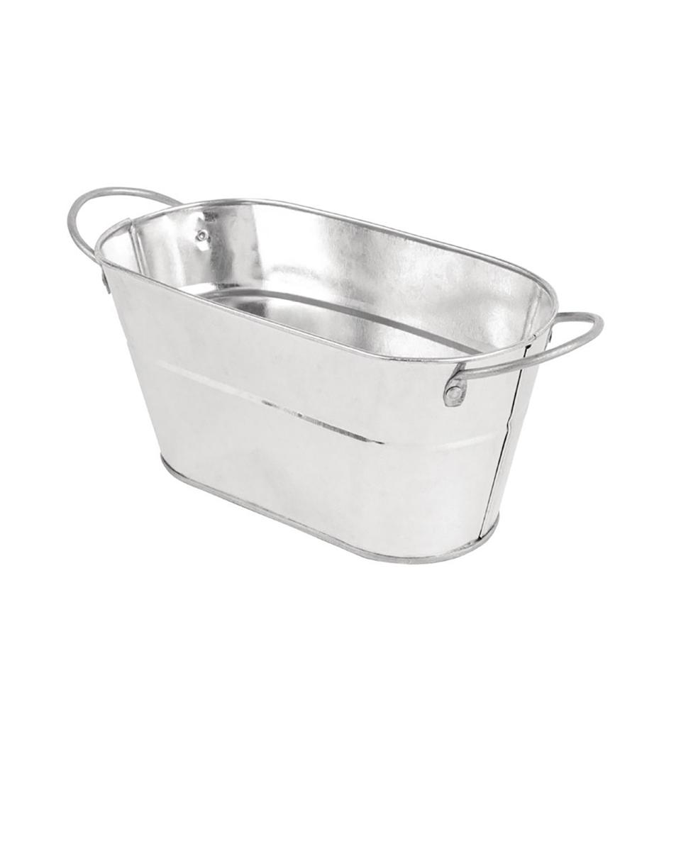 Fritesemmer - H 10 x 10.5 x 21 CM - Staal - Olympia - GF249