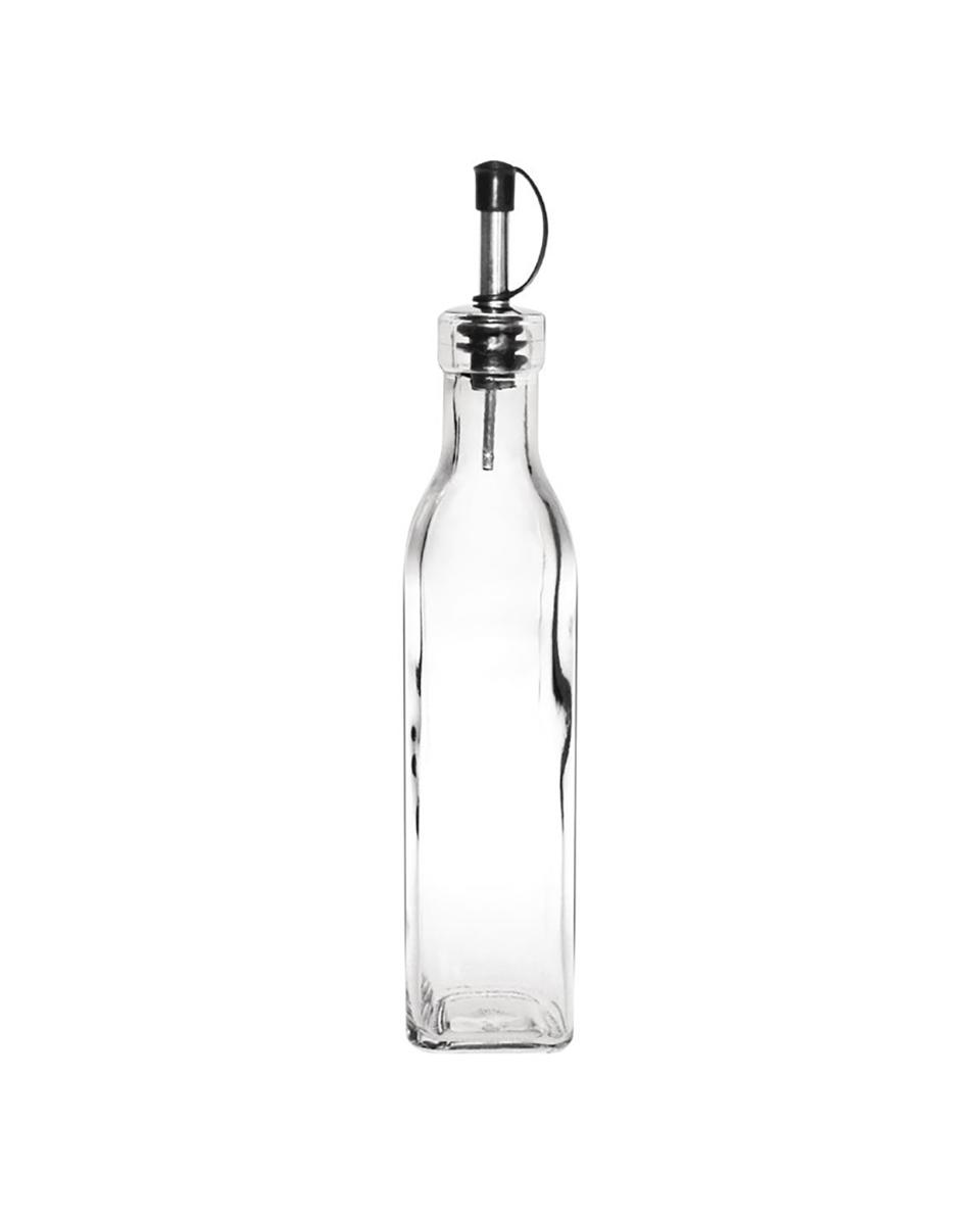 Oliefles - 25 CL - 6 stuks - H 26 x 5 x 5 CM - Glas - Olympia - GM253