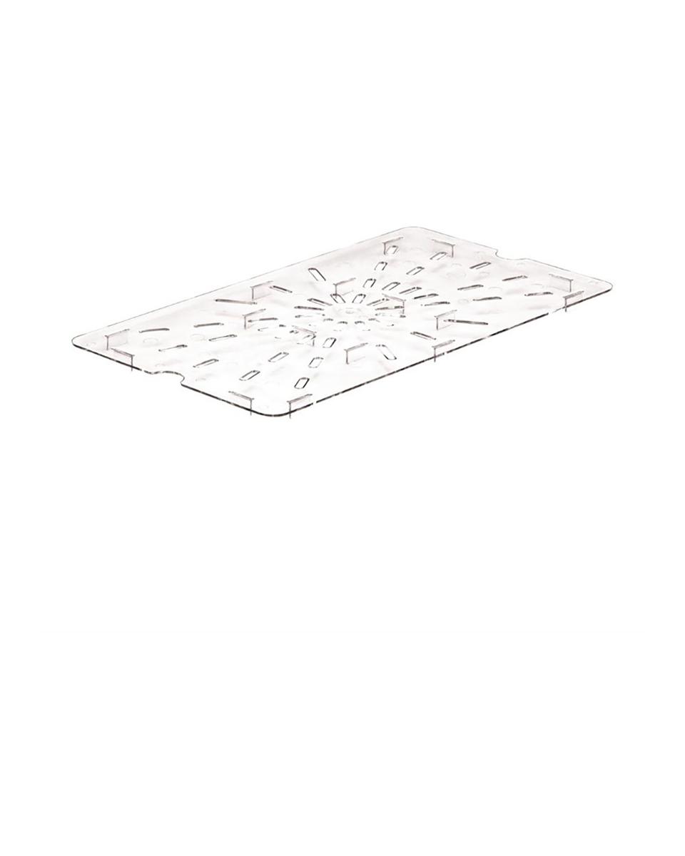 Lekrooster - 1/1 GN - Transparant - H 0.8 x 53 x 32.5 CM - Polycarbonaat - Cambro - DM741