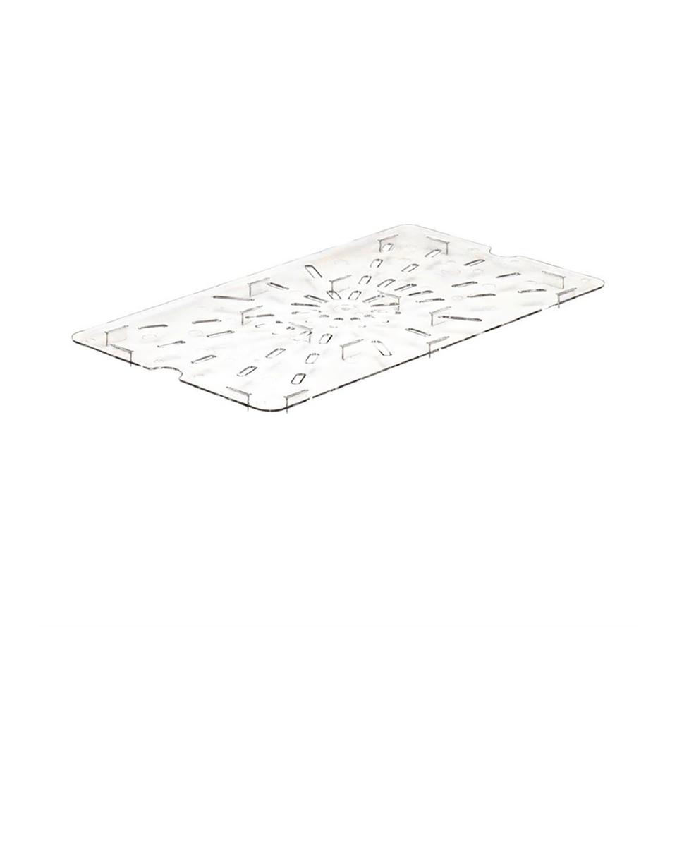Lekrooster - 1/3 GN - Transparant - 32.5 x 17.6 CM - Copolymeer - Cambro - DA891
