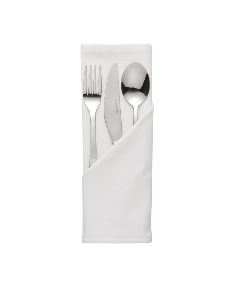 Servetten - 10 stuks - Wit - 51 x 51 CM - Polyester - Mitre Essentials - HB560