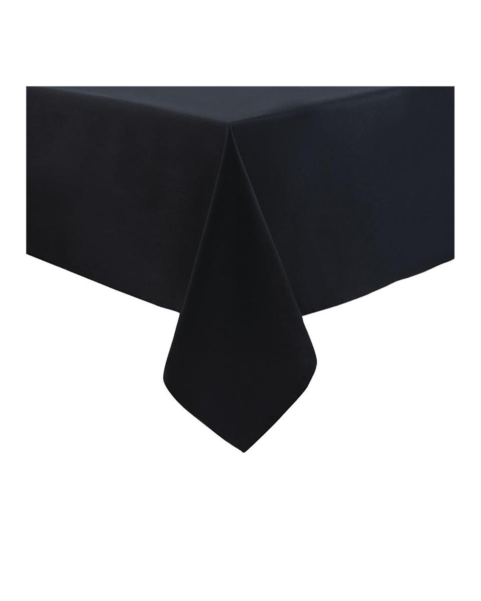 Tafelkleed - Zwart - 135 x 135 CM - Polyester - Mitre Essentials - HB563