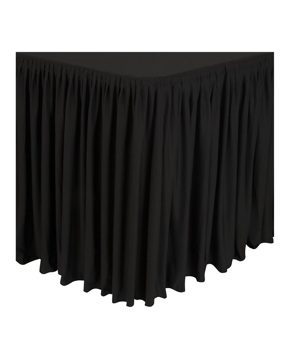 Tafelrok - Zwart - H 73 x 75 x 182 CM - CD397