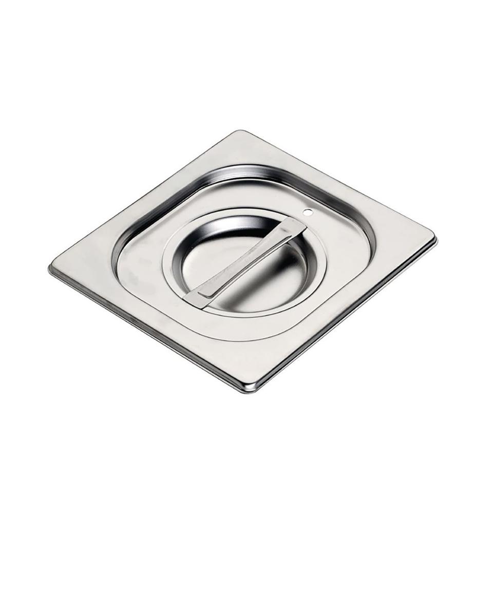 Deksel gastronormbak - Silicone - 1/6 GN - 17.6 x 16.2 CM - Gastro M - GR748
