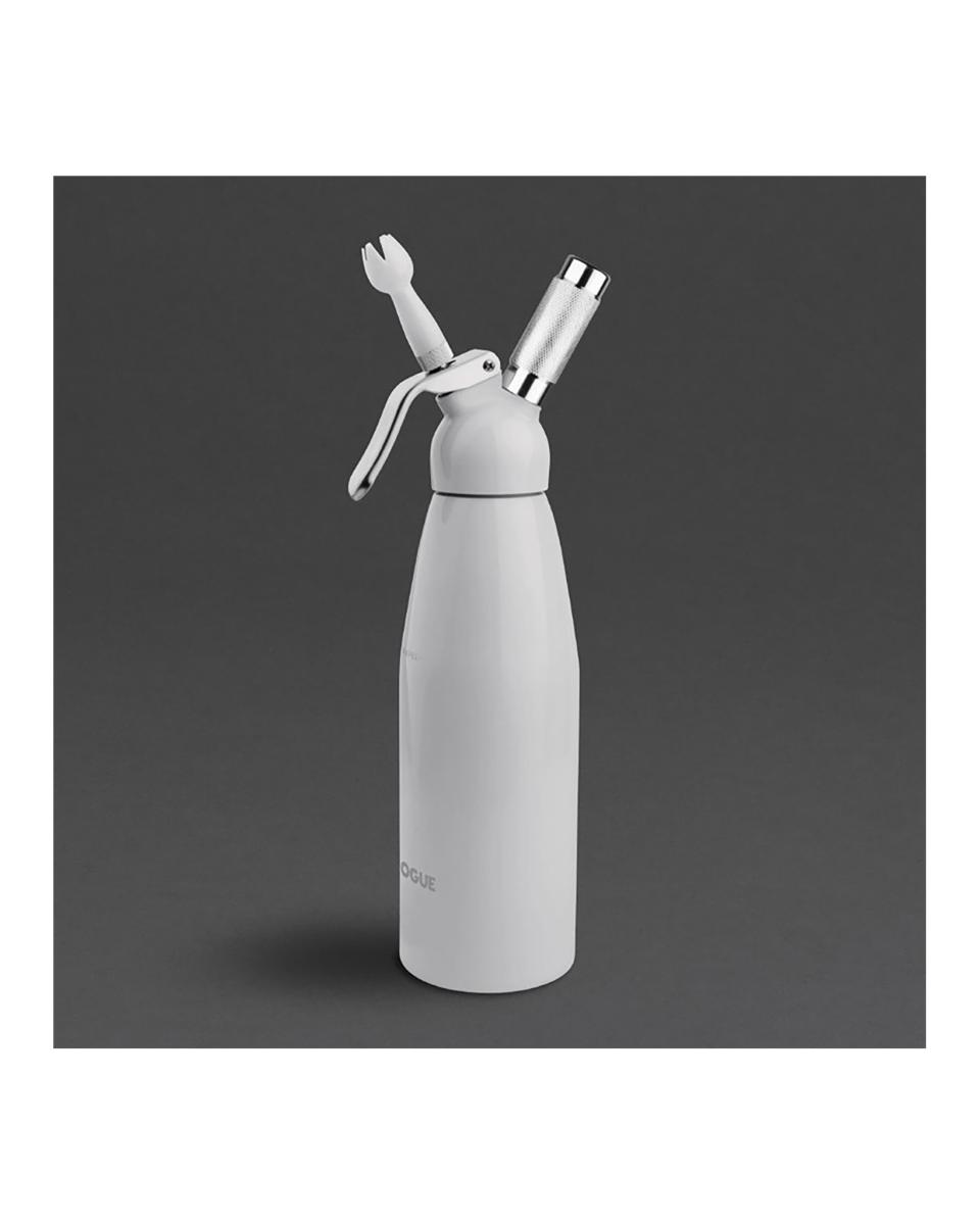 Slagroomapparaat - 1 Liter - Zwart - H 33.5 x 11 x 9.4 CM - Vogue - GG485