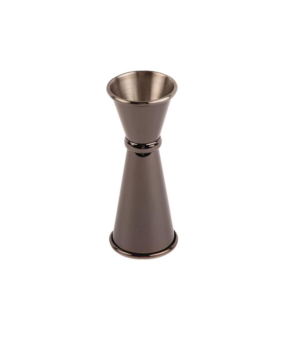 Barmaatje - 5 CL - Zwart - Ø 3.9 x H 9.5 CM - Olympia - DR626