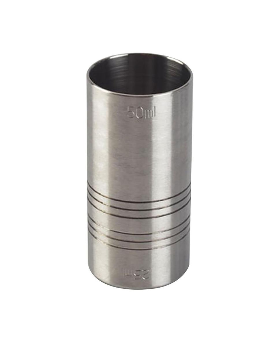 Barmaatje - 2.5/5 CL - Ø 3.9 x H 7.9 CM - RVS - GH054
