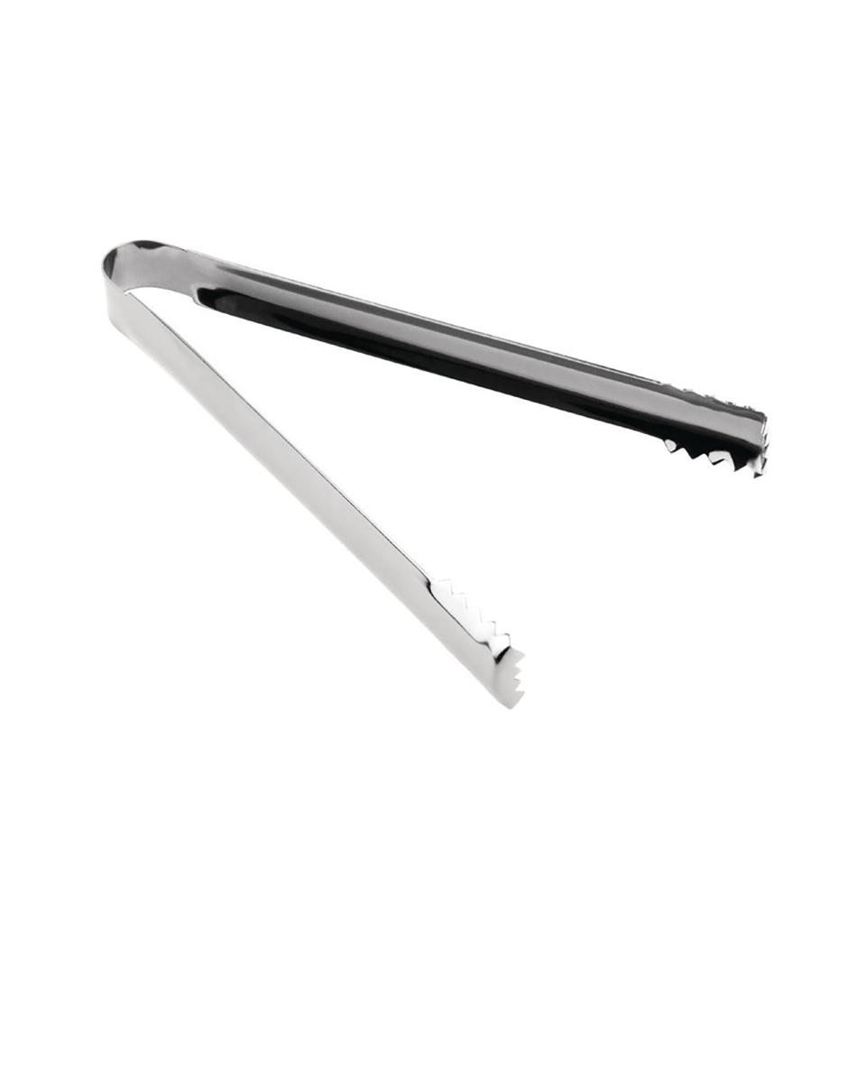 Ijsblokjestang - Zwart - H 4.9 x 2.1 x 16 CM - Olympia - DR627