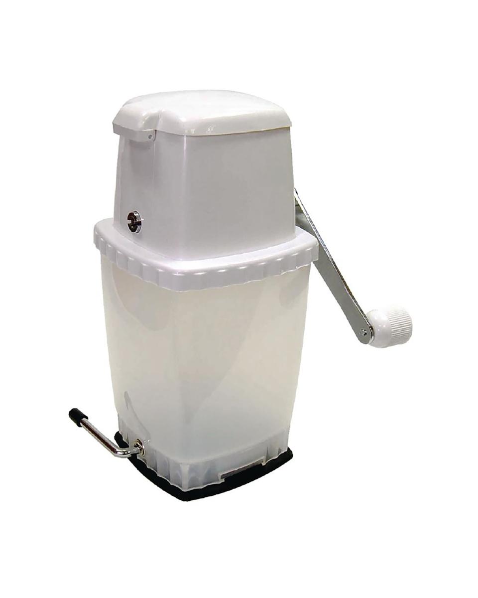Ijsvergruizer - Wit - H 25 x 14 x 10.8 CM - Kunststof/RVS - CK717