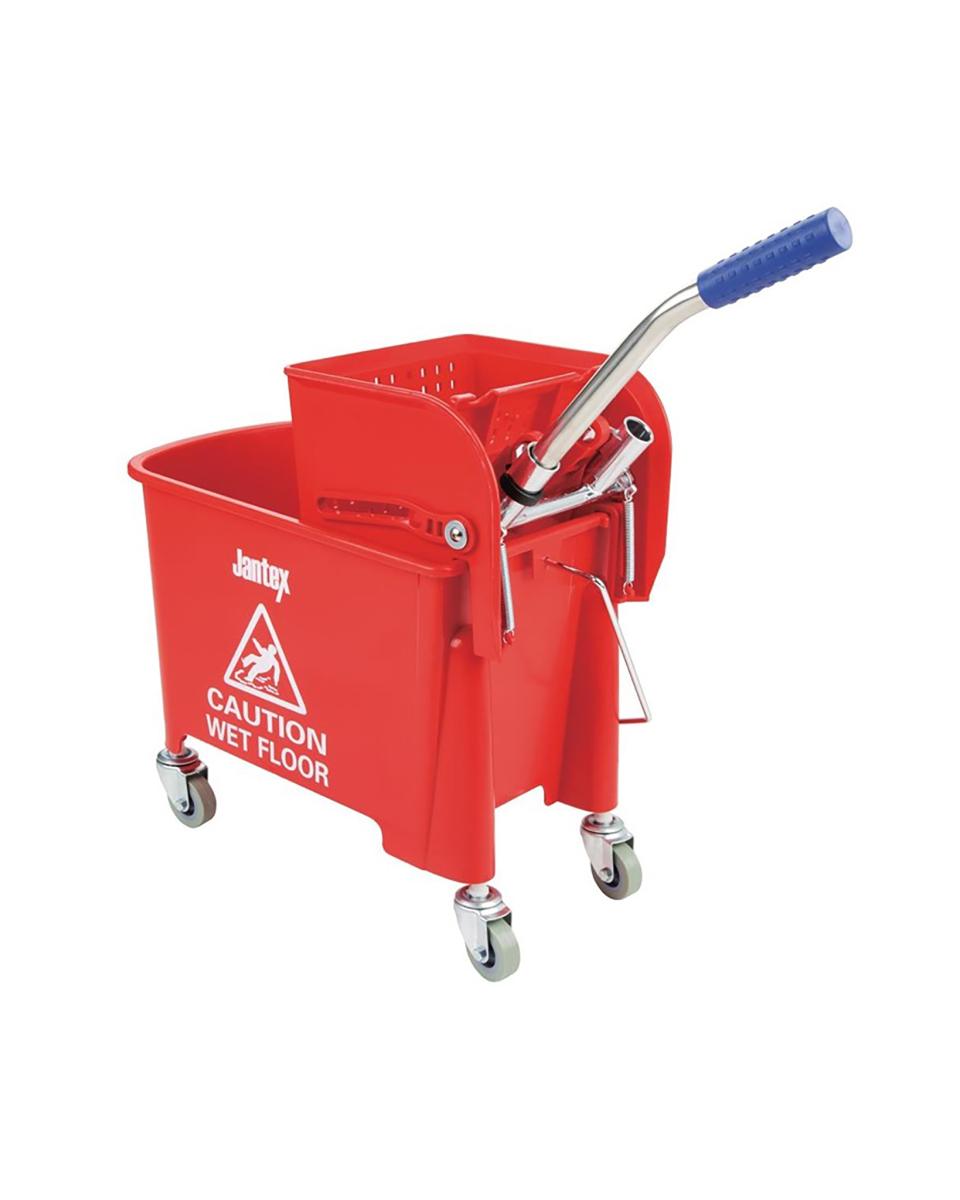 Emmer - 20 Liter - Rood - H 48 x 28 x 35 CM - Jantex - DL912