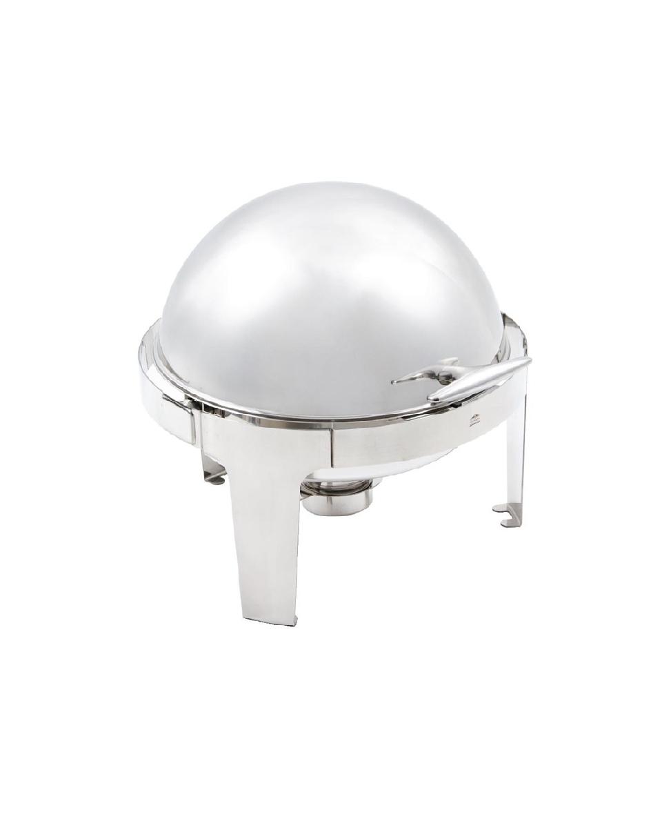 Chafing dish - Rolltop - 6 Liter - Zilver - H 45 x 52 x 48 CM -  RVS - Olympia - U009