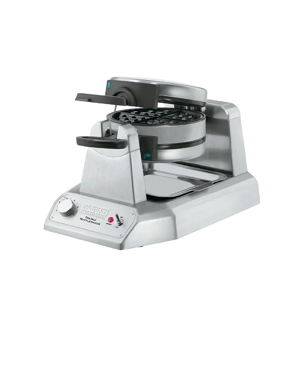 Wafelijzer - H 24.1 x 26.5 x 43.2 CM - 1.4 kW - 230 V - Staal/RVS - Waring - DM874