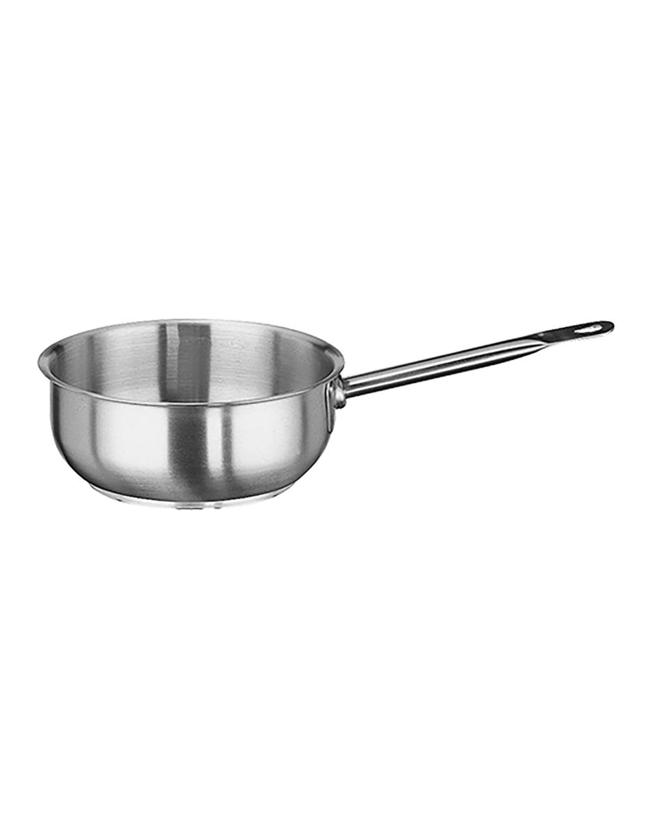 Sauteuse - H 7.5 CM - 1.28 KG - Ø20 CM - RVS - 2.2 Liter - 935012