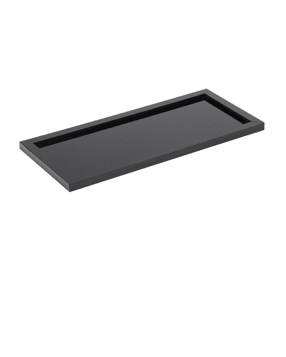 Presenteerschaal - Zwart - H 0.9 x 24.4 x 10.7 CM - Acryl - GF952