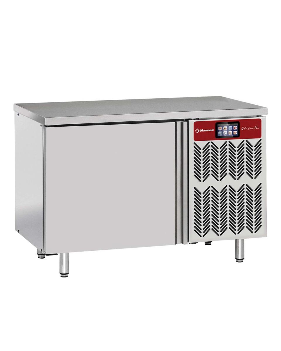 Blastchiller - Werktafel - 6 x 1/1 GN - H 90 x 125 x 70 CM - Opstaande rand - Diamond - GTBT6/TS
