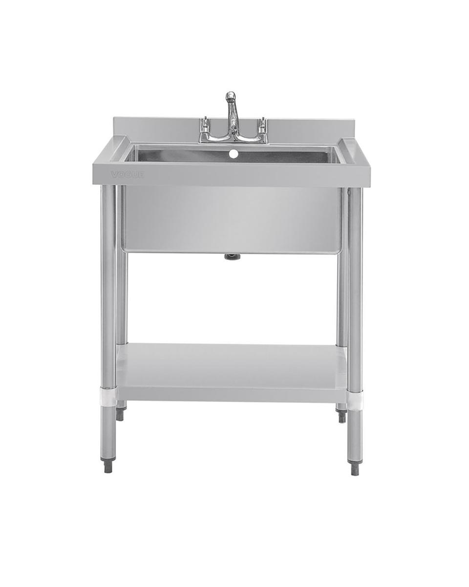 Spoeltafel - Extra diep - H 90 x 75 x 60 CM - RVS - Vogue - GJ537