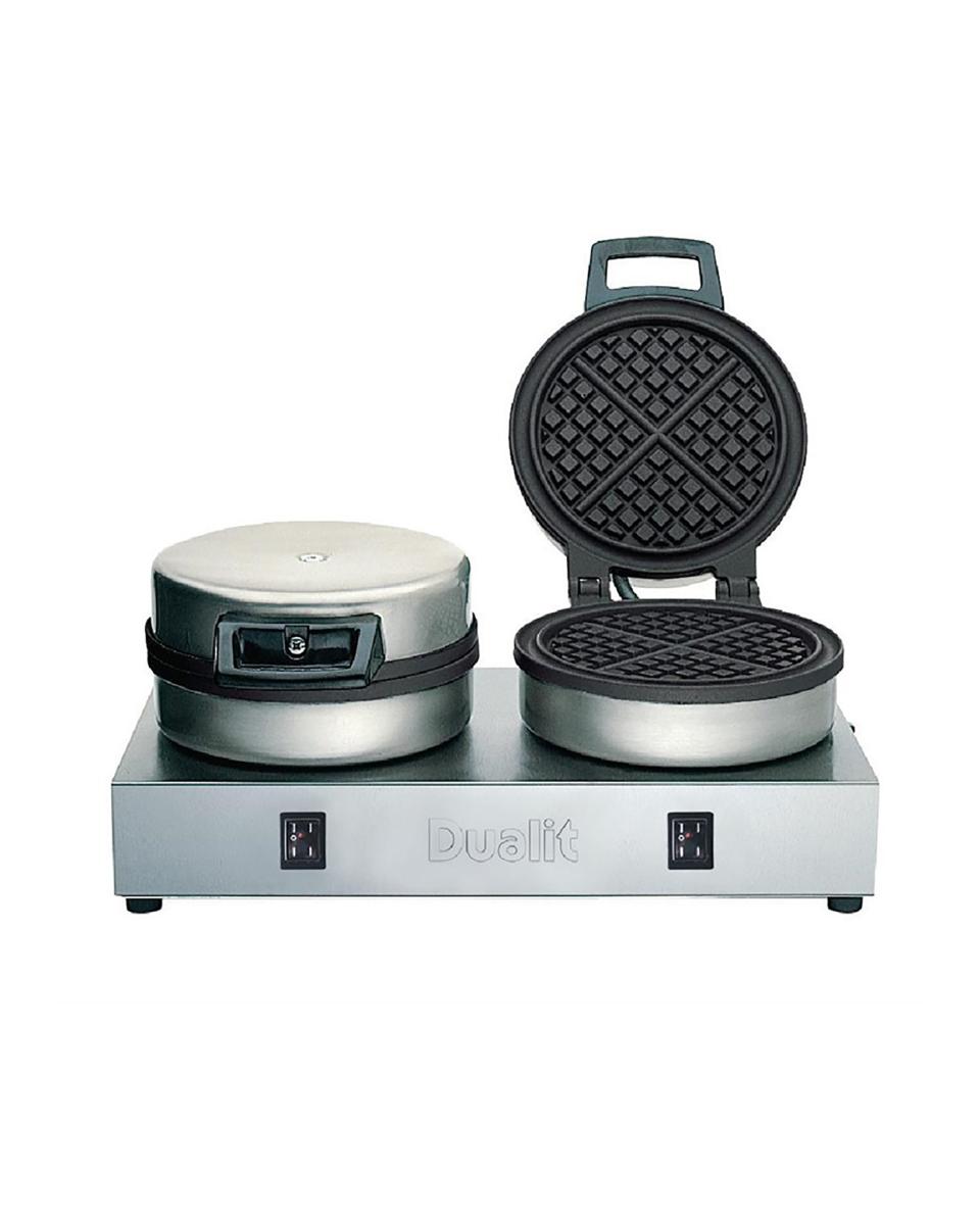 Wafelijzer - Dubbel - H 16 x 40 x 22 CM - 1.6 kW - 230 V - Dualit - J449