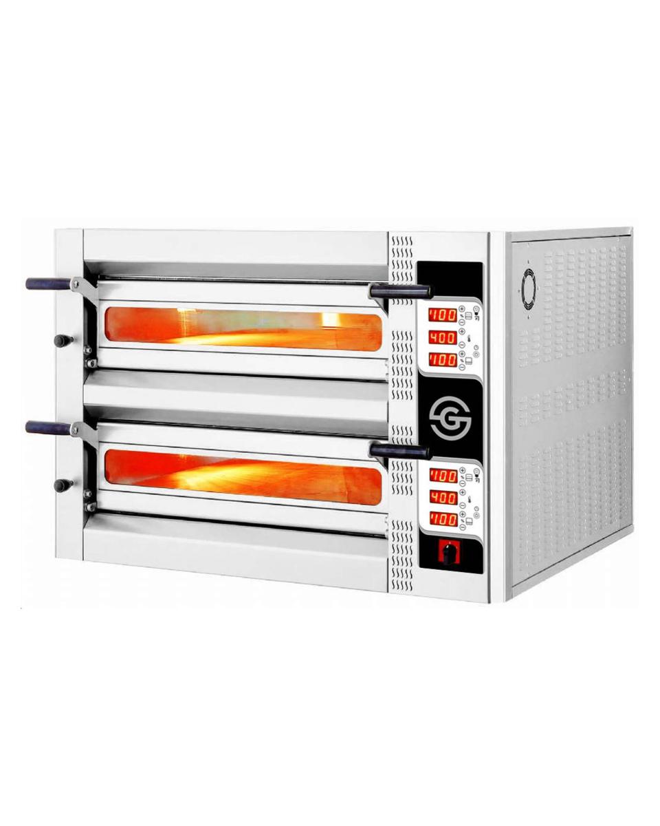 Pizzaoven - G-line - Digitaal - 2 x 4 pizza's - Ø30 CM - Promoline