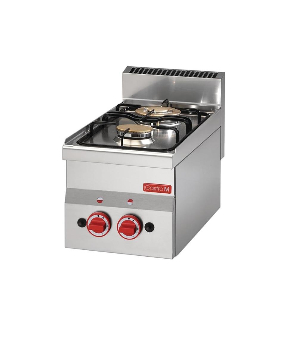 Gasfornuis - 600 Line - 2-pits - H 28 x 30 x 60 CM - RVS - Gastro M - GL900