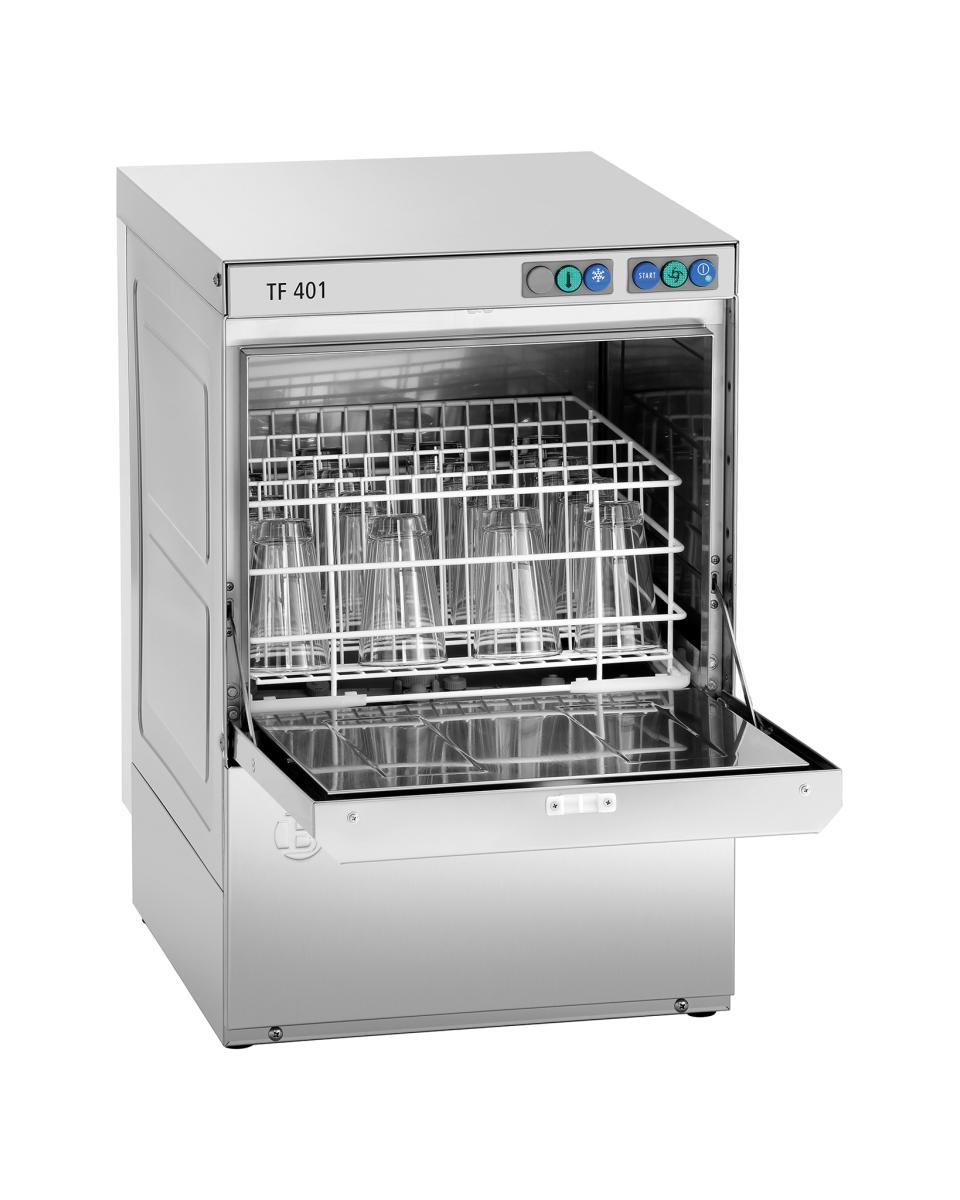 Horeca glazenwasser - 40 x 40 mand - 230 V - Bartscher - 110608