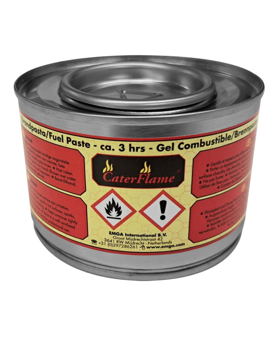 Brandpasta - Ca. 3 uur - Ethanol - Ø8.7 x 5.5 CM - CaterFlame - 685072