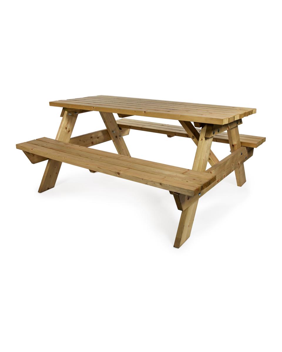 Picknicktafel - Zware kwaliteit - 180 CM - Hout - Promoline