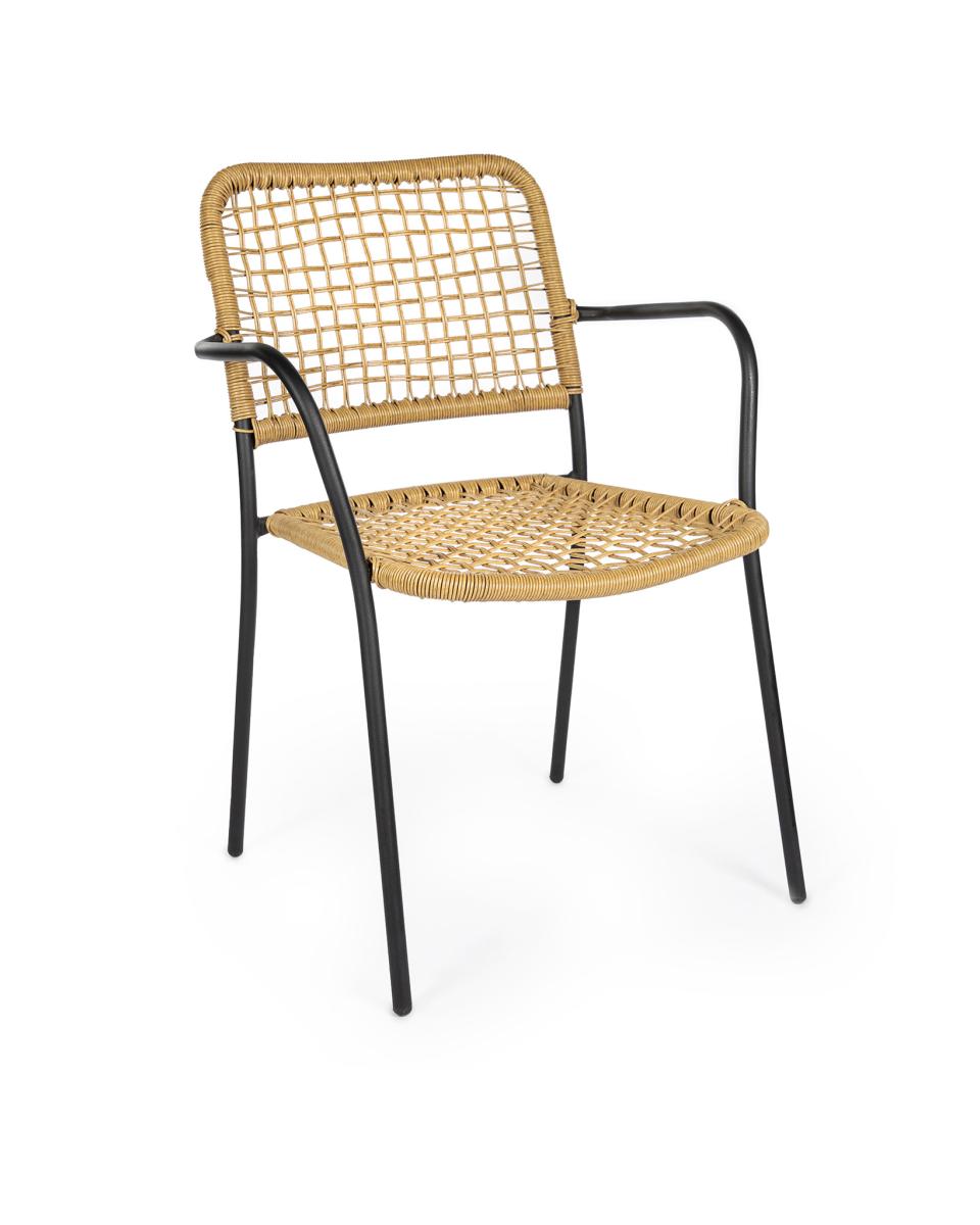 Terras Dinerstoel - Rattan - Naturel - Promoline