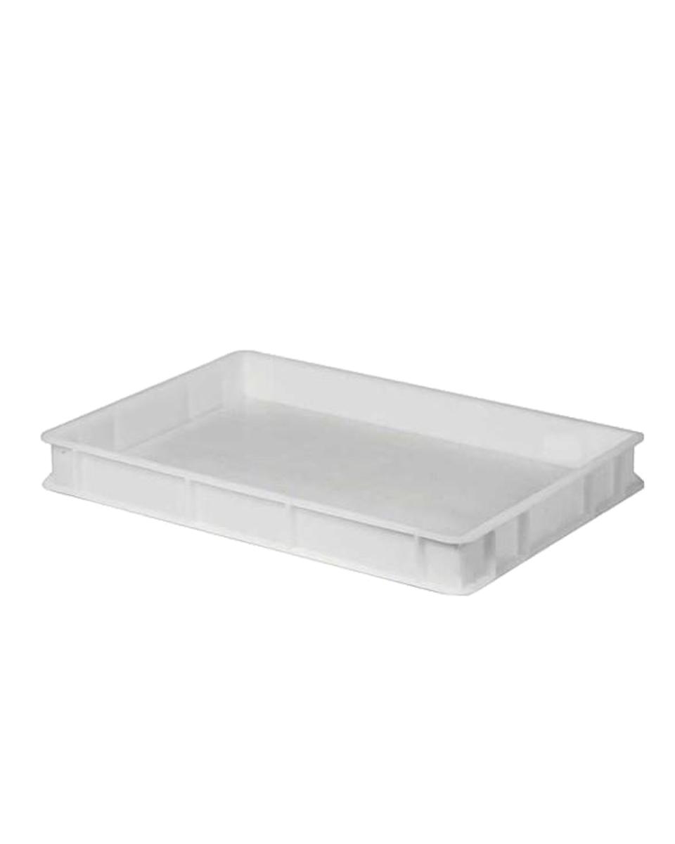 Pizzabollenbak - Deegkrat - H 7 x 60 x 40 CM - Wit - Promoline