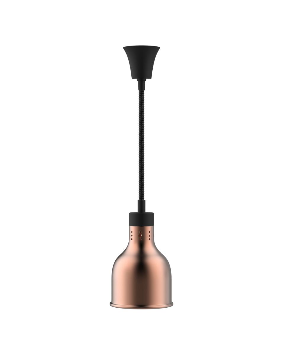 Warmhoudlamp - Incl. lamp - 250 Watt - Brons - 230 V - Verstelbaar - 150 CM - Bol - Promoline