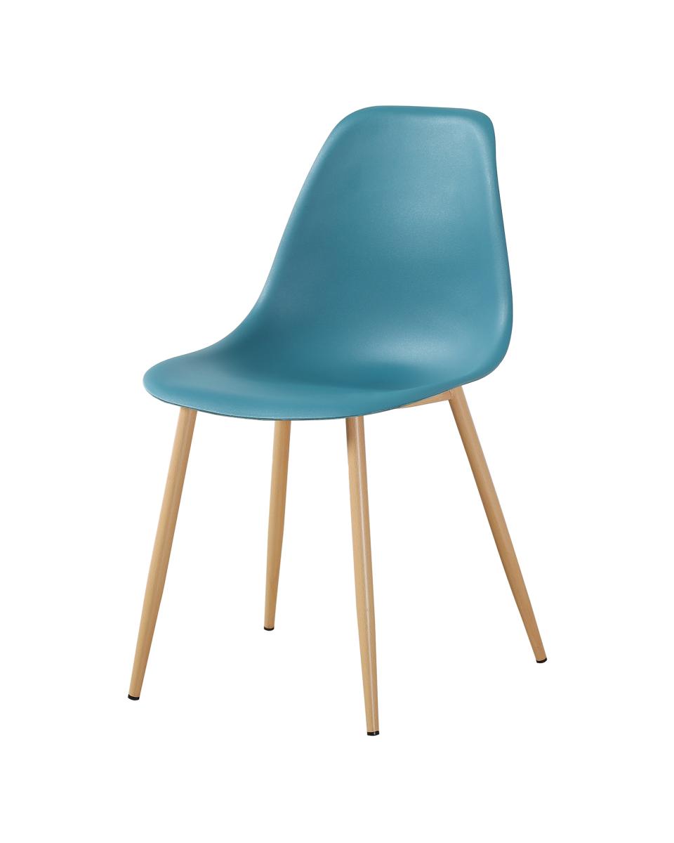 Horeca stoel - Luana - Petrol / Hout - Promoline