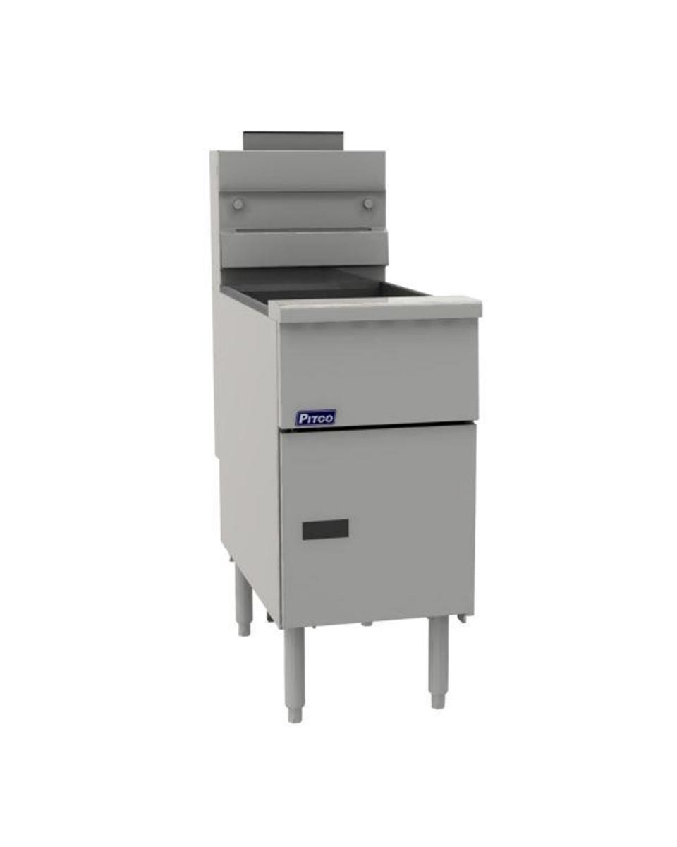 Gasfriteuse - Propaan - H 120 x 40 x 88 CM - 18 Liter - Nederlandse uitvoering - Pitco - VF35-P-NL