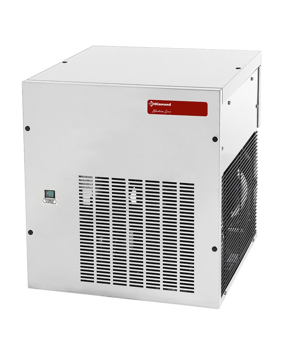 Ijsblokjesmachine - 157 KG / 24u - Schilferijs - Watergekoeld - Zonder bunker - Diamond - ICE160MWS-R2