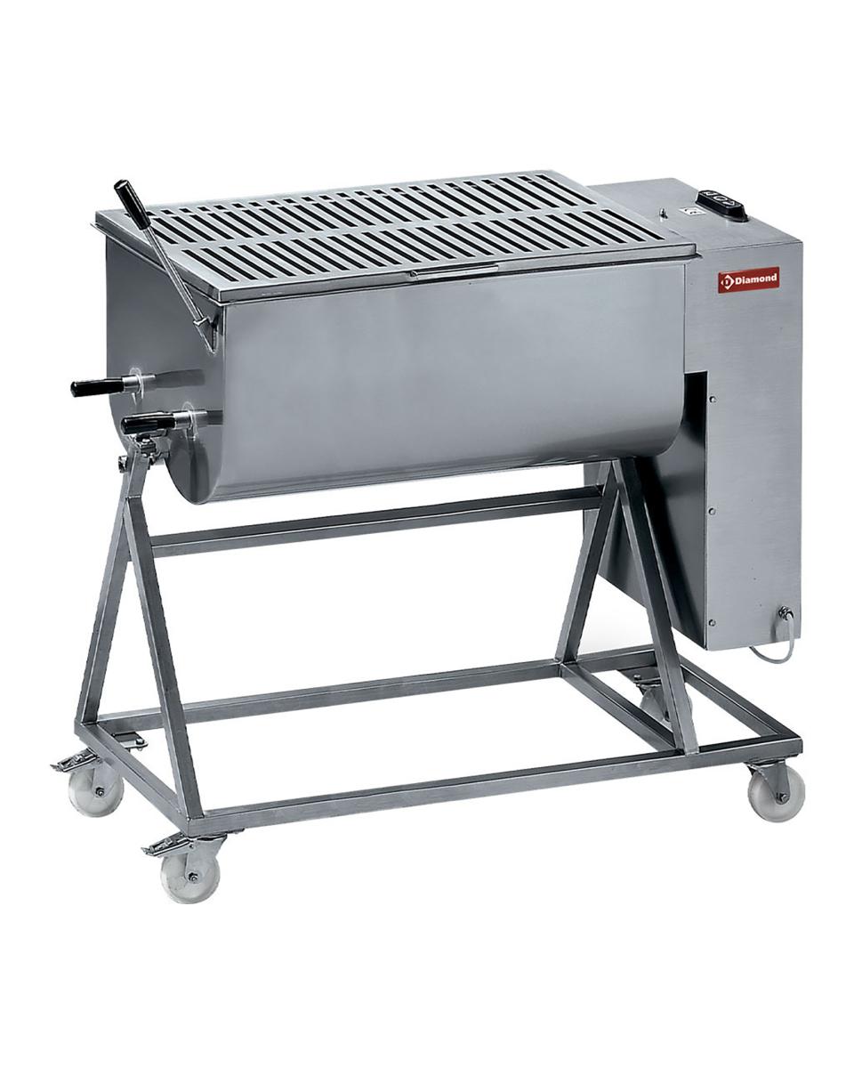Vleesmenger - 120 KG - RVS - Wielen - Diamond - MCR-120P/N