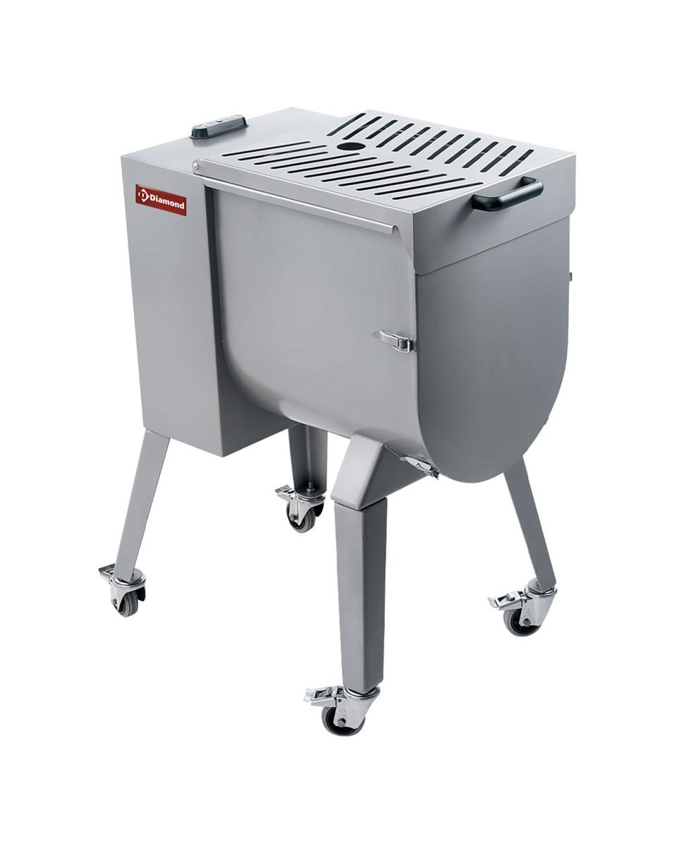 Vleesmenger - 50 KG - RVS - Wielen - Diamond - MCR-50P/NS