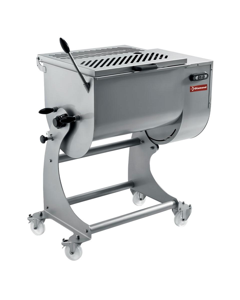 Vleesmenger - 80 KG - RVS - Wielen - Diamond - MCR-80P/N