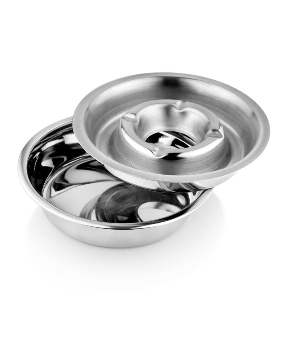 Asbak - Ø14 CM - RVS - Outdoor - Promoline
