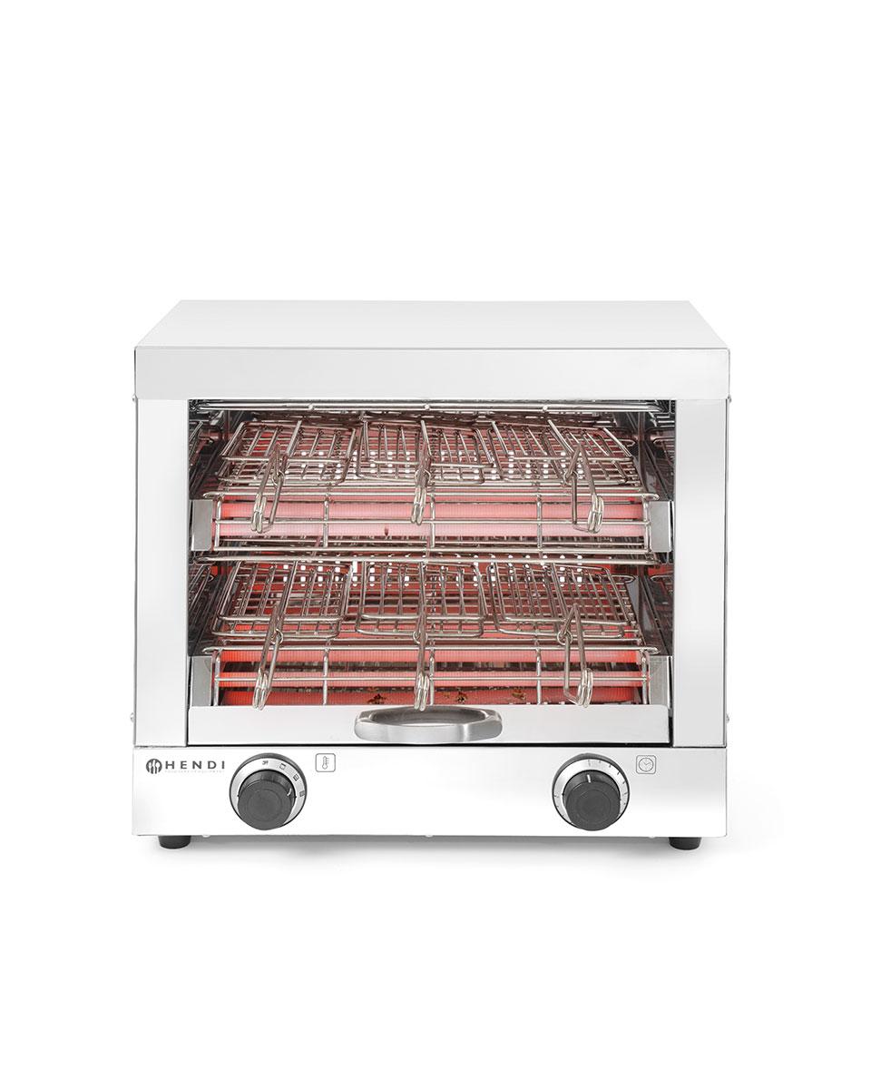 Tosti Apparaat - 6 Tostiklemmen - Hendi - 262214