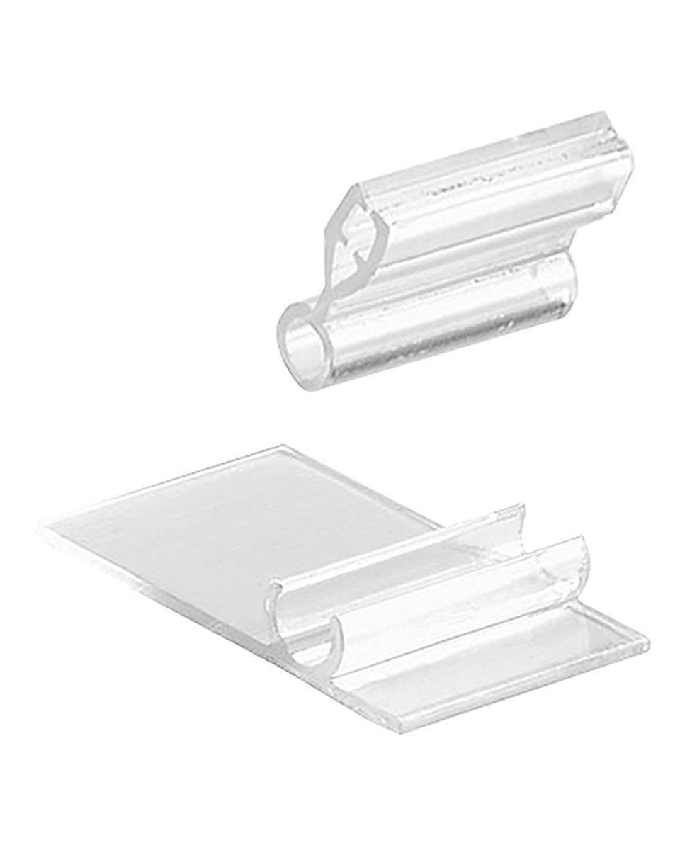 Houder Bordje - 2.5 CM - 0.315 KG - 4.5 CM - Kunststof - Transparant - 733901
