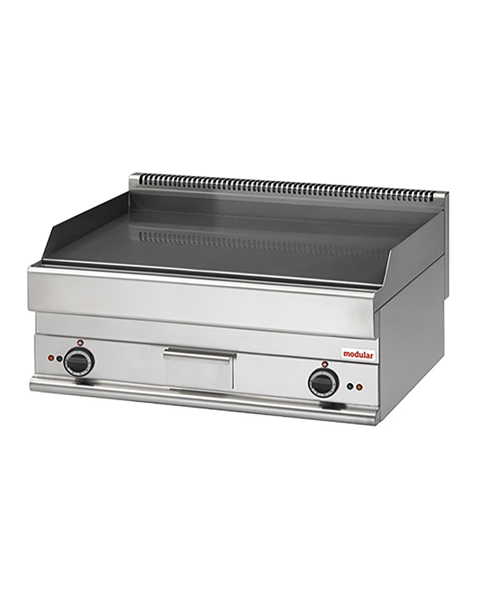 Bakplaat - H 28 x 100 x 65 CM - 96 KG - 380 - 415 - Zonder - Stekker V - 14000 W - RVS - Glad - Modular - 316129