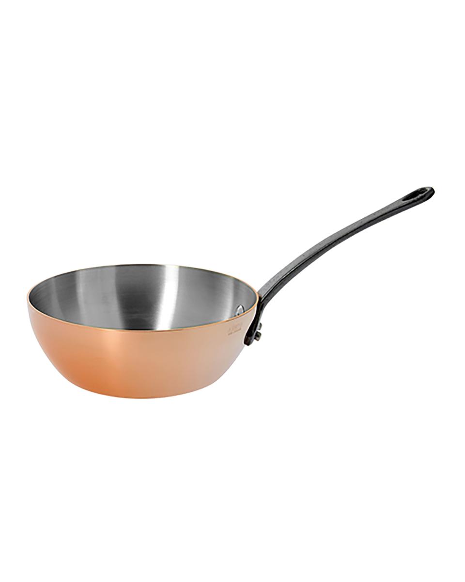 Sauteuse - H 8 CM - 1.93 KG - Ø24 CM - Koper - 2.9 Liter - Buyer - 512006
