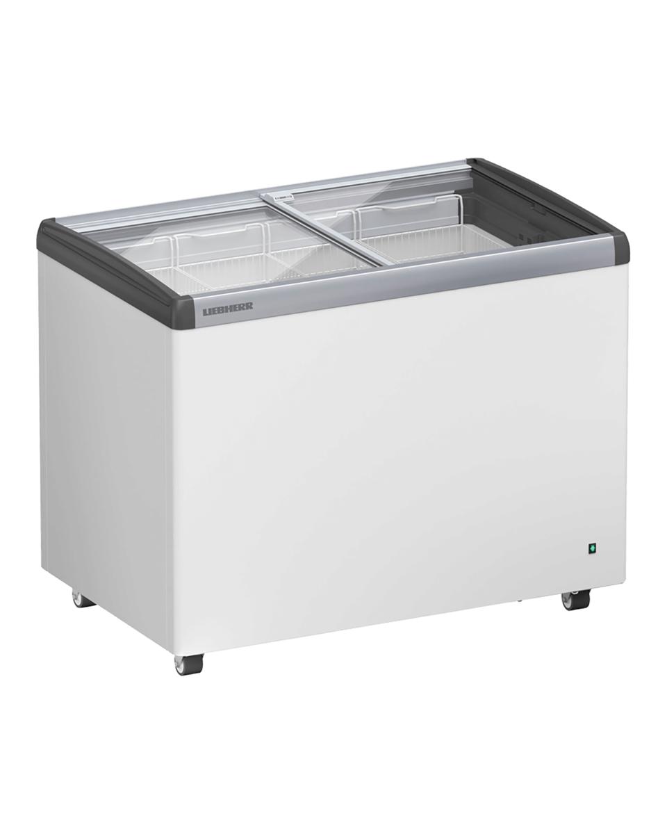 Ijsconservator - Ijsvitrine - Wit - Glazen schuifdeksel - 222 Liter - Liebherr - EFE 3052-41