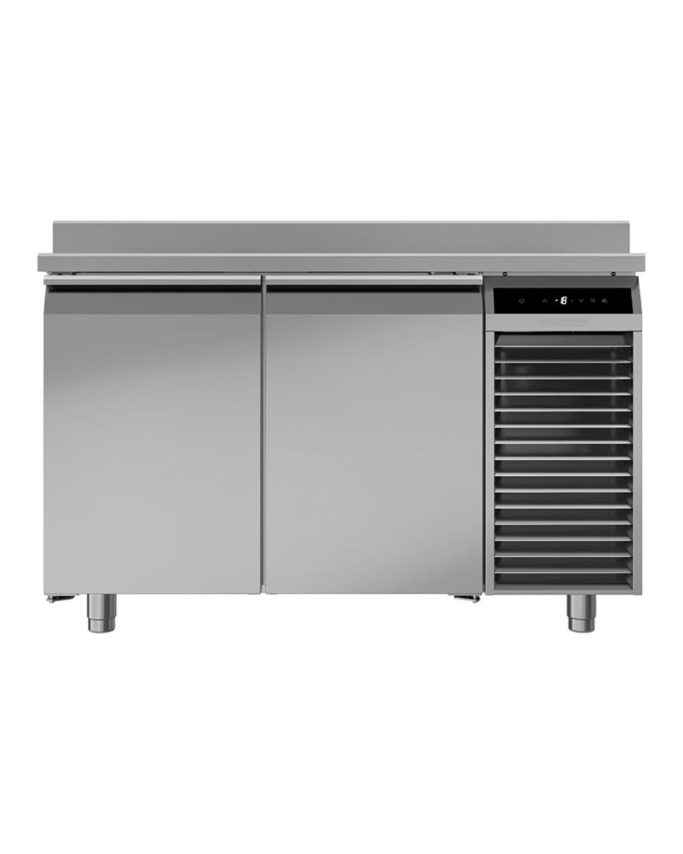 Vrieswerkbank - 182 Liter - 2 deuren - RVS werkblad - Opstaande rand - Liebherr - FFTSvg 7521-40/S01