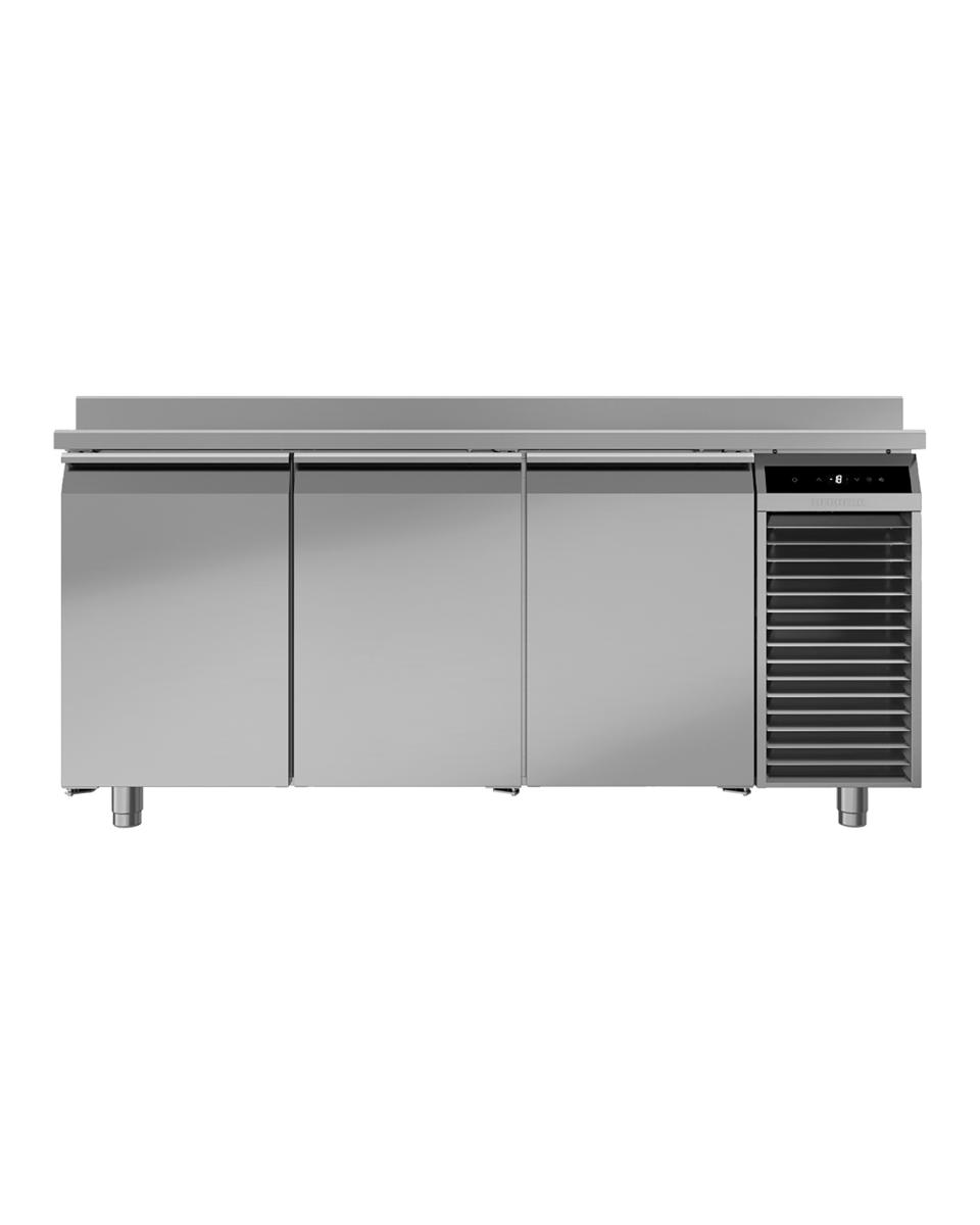 Vrieswerkbank - 273 Liter - 3 deuren - RVS werkblad - Opstaande rand - Liebherr - FFTSvg 7531-40/S01