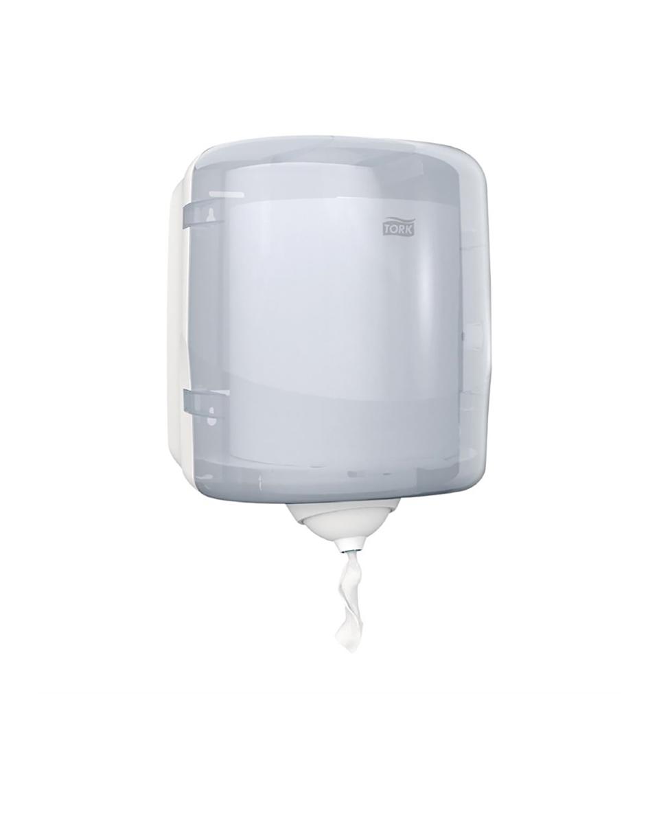Papierdispenser - Wit - H 33.1 x 25.5 x 23.9 CM - Kunststof - Tork - DB461