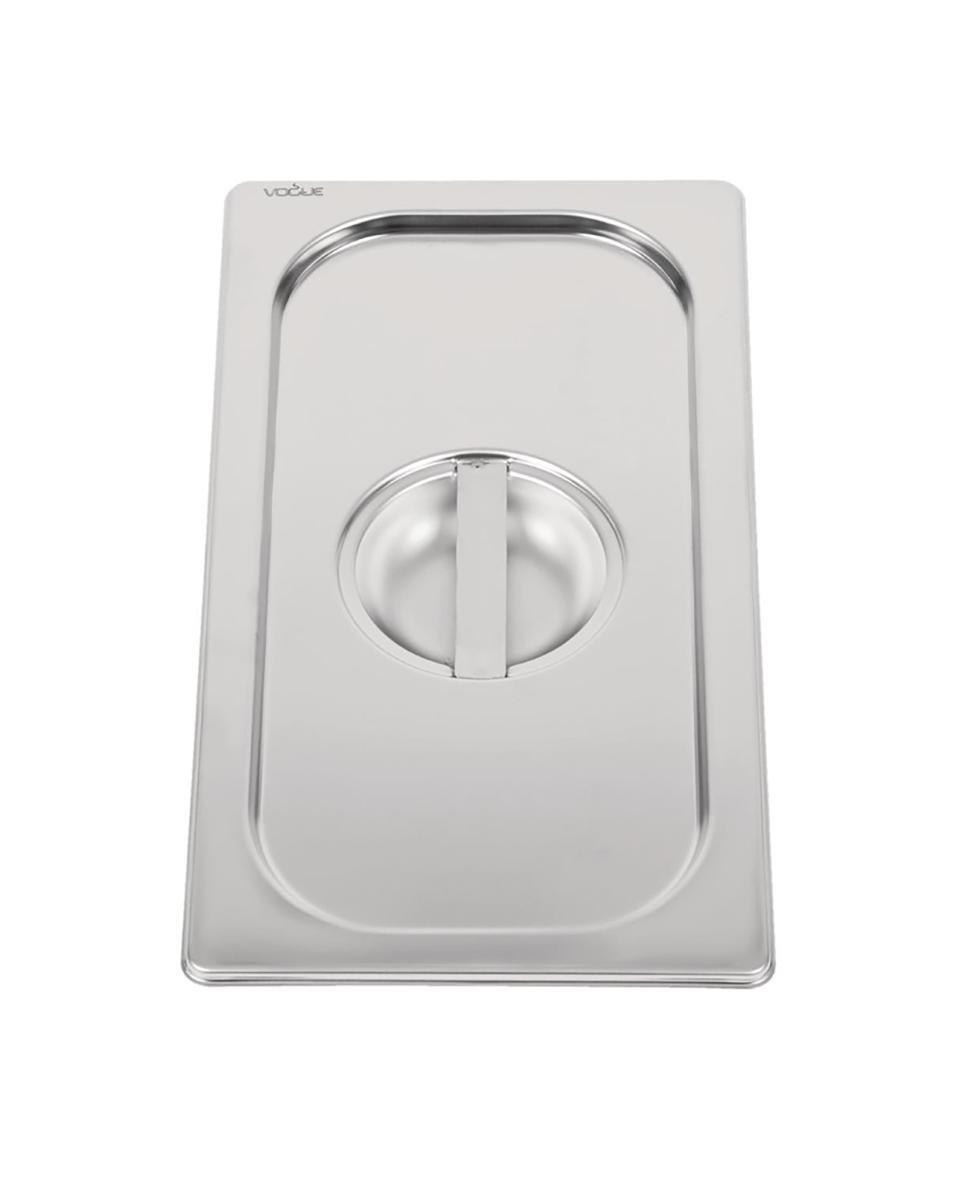 Deksel gastronormbak - 1/3 GN - 17.6 x 32.5 CM - RVS - Vogue - DW457