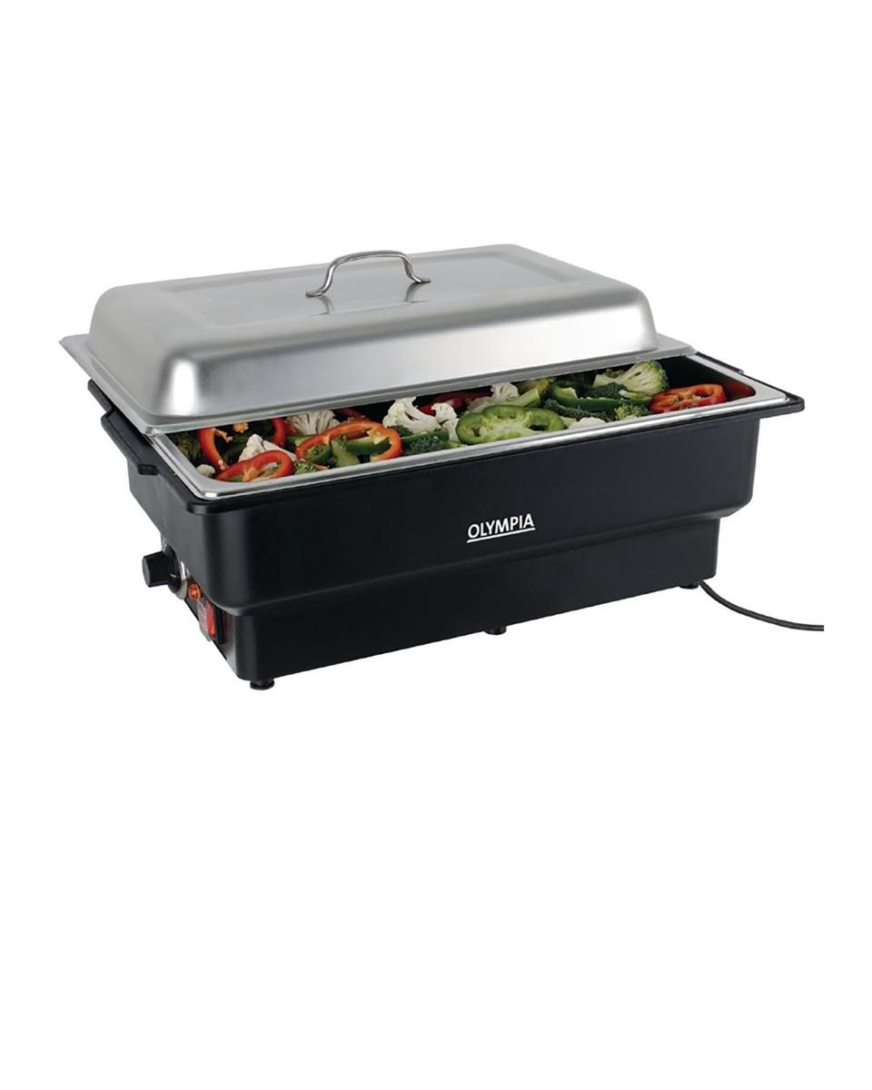 Chafing dish - 13.5 Liter - H 36.2 x 63.8 x 34.7 CM - 230 V - RVS - Olympia - CM266