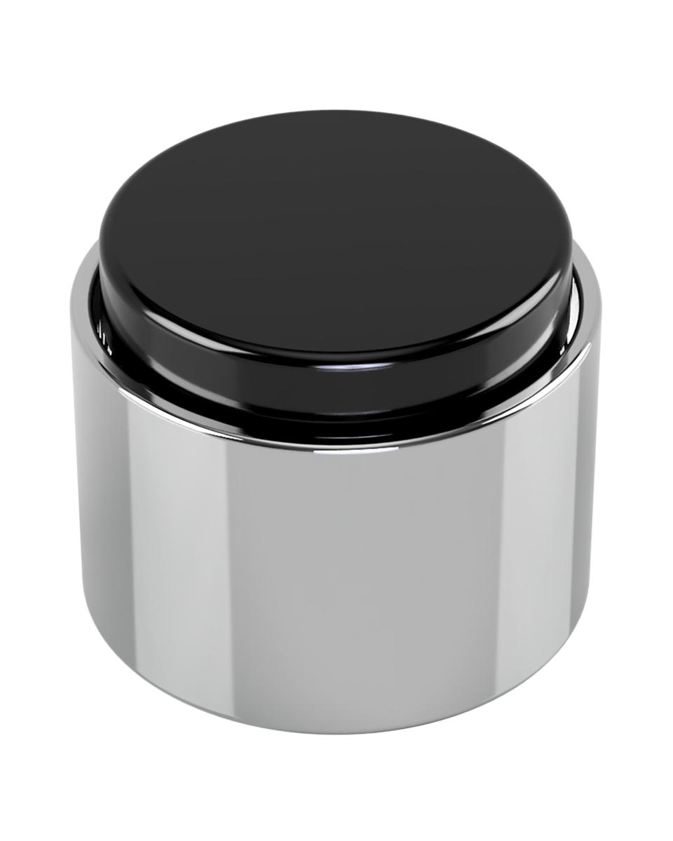Wijn & Champagne stopper - 2 Stuks - Chroom - Bar Professional - Push - WCSPU02