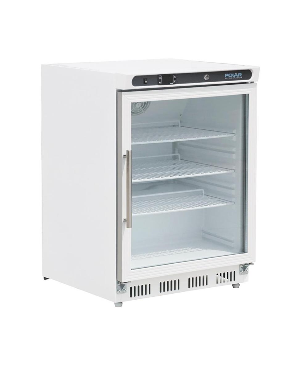 Koelkast glazen deur - 150 Liter - 1 deurs - H 85 x 60 x 60 CM - 230 V - Polar - CD086