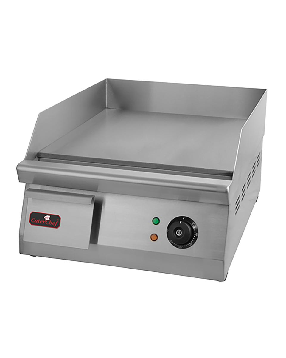 Bakplaat - H 27 x 40 x 54.5 CM - 27.5 KG - 220 - 240 V - 3000 W - RVS - Glad - +50°C / +300°C - Caterchef - 688510